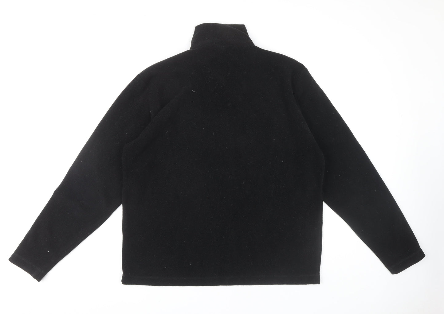 Mens UK Size L Campri Black Henley Sweatshirt