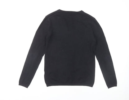 Tommy Hilfiger Men's Black Pullover Jumper Size M