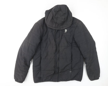 Mens UK Size L U.S. Polo Assn. Black Puffer Jacket