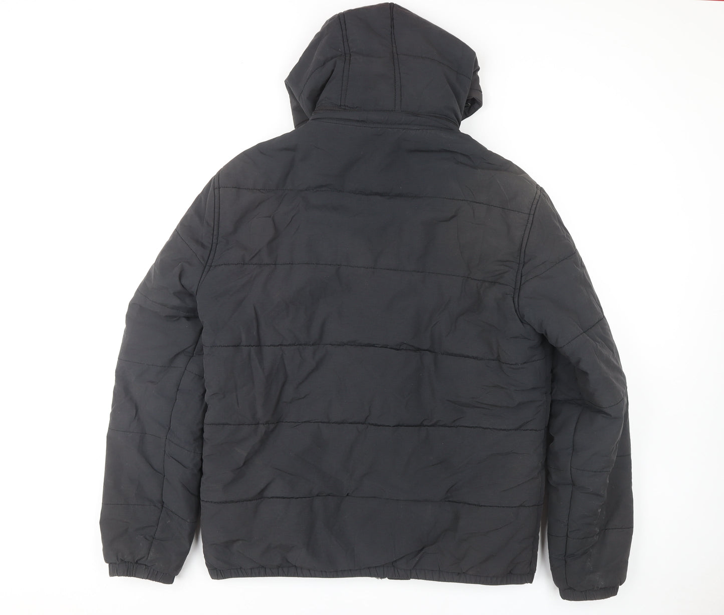 Mens UK Size L U.S. Polo Assn. Black Puffer Jacket