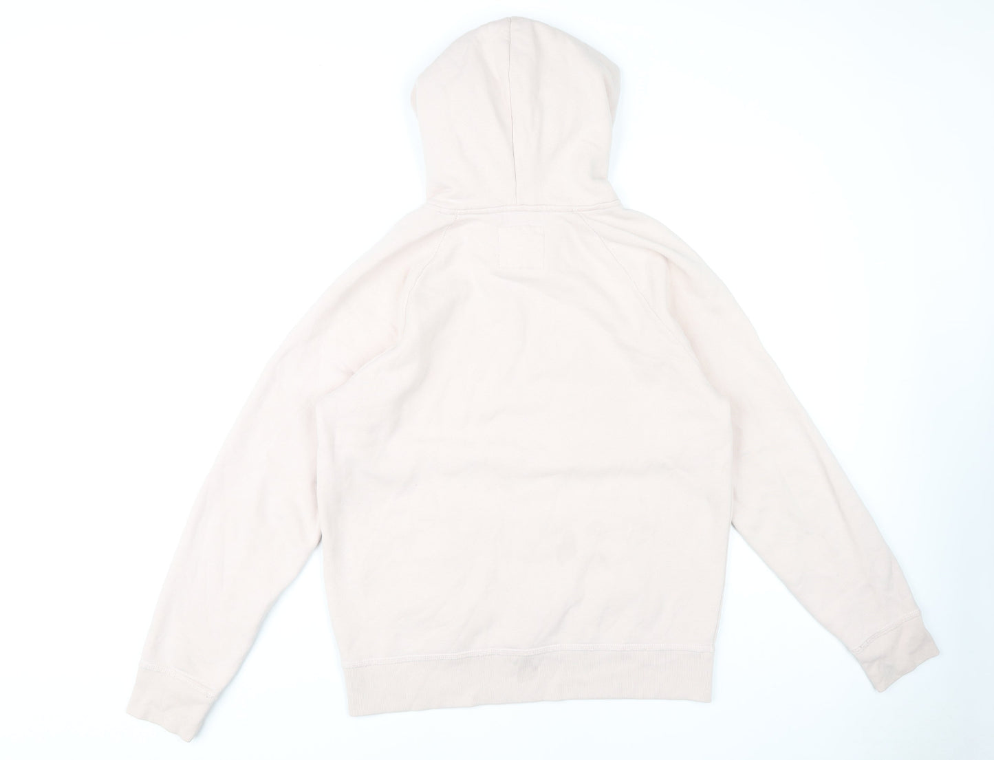 Hollister Women's Beige Hoodie M, 70% Cotton, 30% Polyester