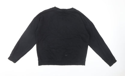 New Look Women's Black Pullover Sweatshirt Size 14