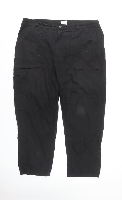 Regatta Men's Black Cargo Trousers Size 38
