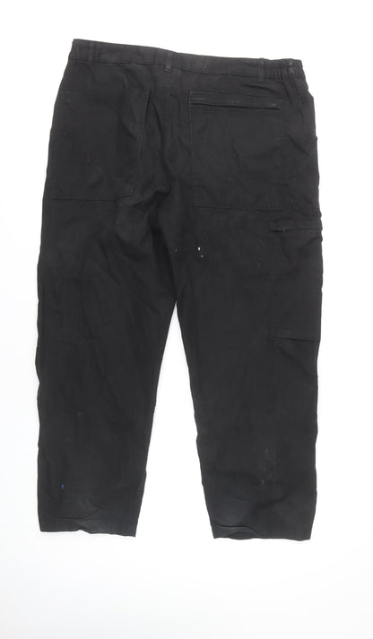 Regatta Men's Black Cargo Trousers Size 38
