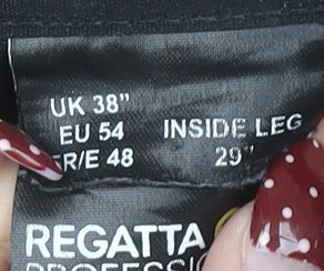 Regatta Men's Black Cargo Trousers Size 38