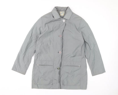 TravelSmith Women's Grey Overcoat, Size S
