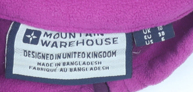 Womens UK Size 10 Mountain Warehouse Purple Pullover Sweatshirt
