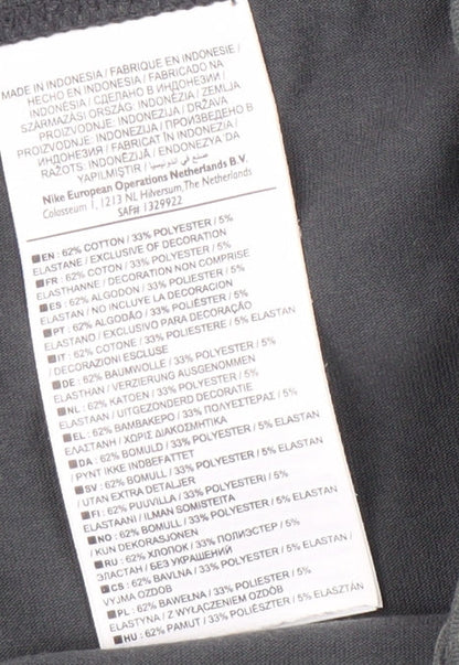 Nike Women's Black Cropped Trousers L for Gym & Training