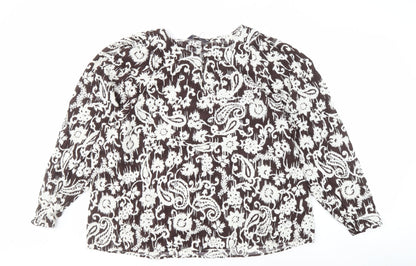 Marks and Spencer Women's Paisley Blouse, Size 20 - New