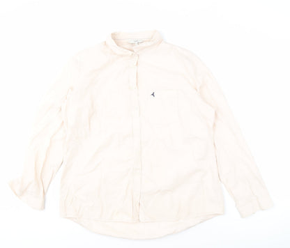 Womens UK Size 18 NEXT Beige  Button-Up