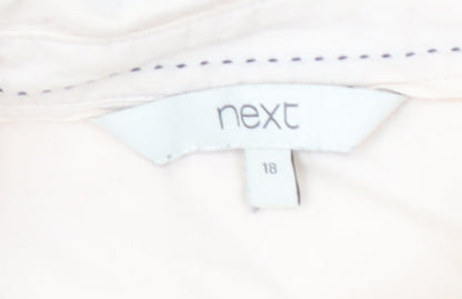 Womens UK Size 18 NEXT Beige  Button-Up