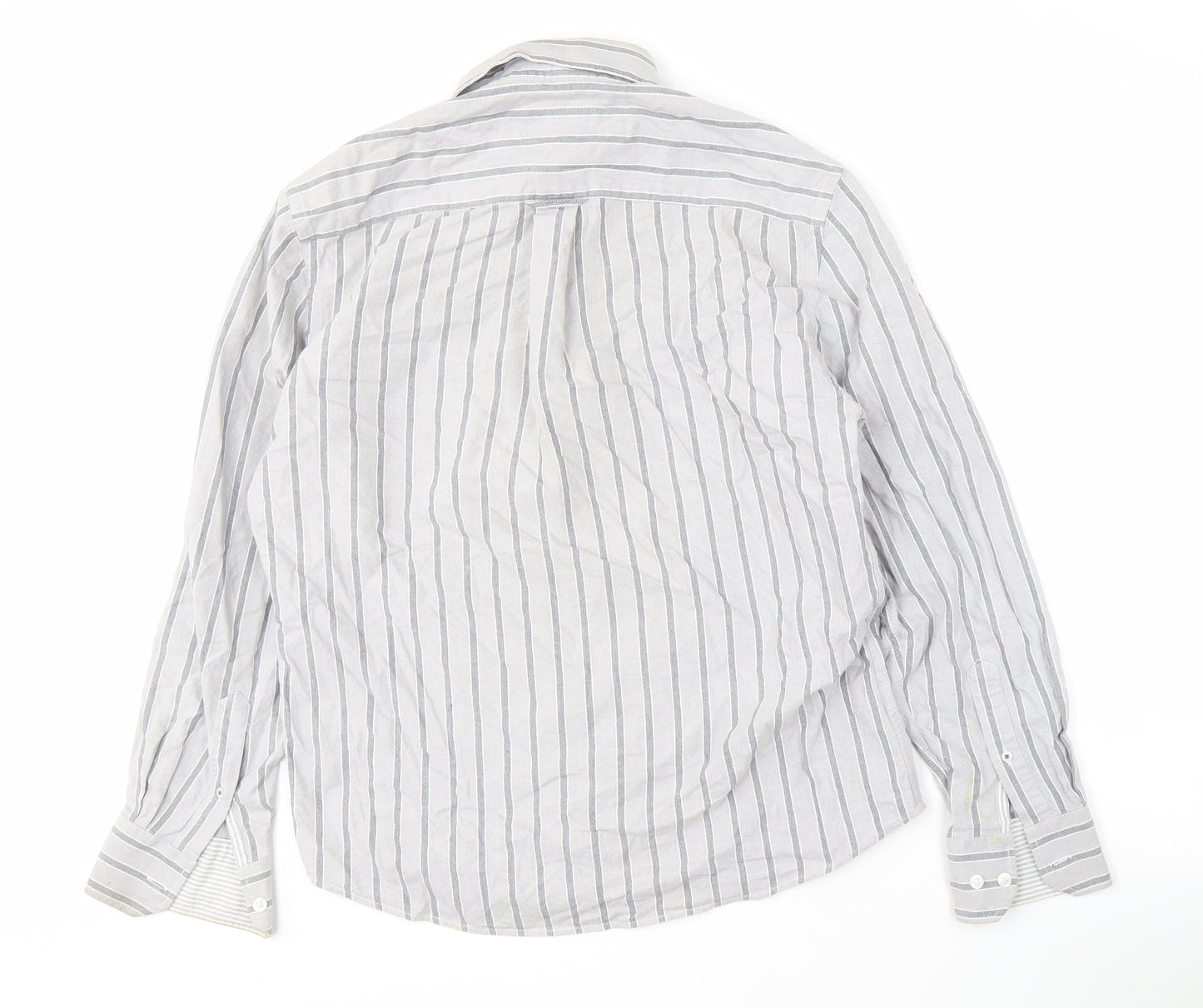 Marks and Spencer Men's Striped Button-Up Shirt S