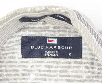 Marks and Spencer Men's Striped Button-Up Shirt S