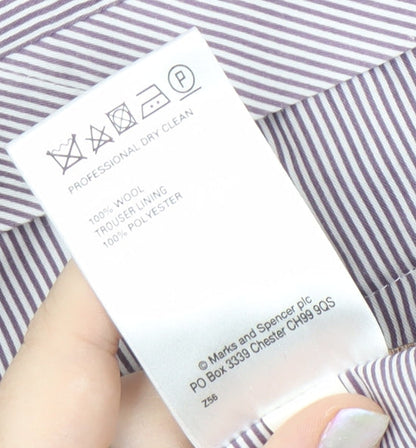 Marks and Spencer Grey Dress Pants 38 Waist Men's