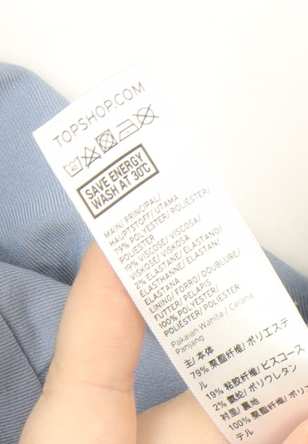 Topshop Women's Blue Trousers Size 12