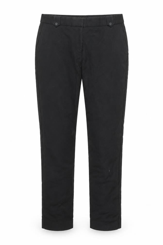Womens UK Size 10 Oasis Slim Fit  Black Trousers