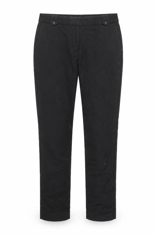 Womens UK Size 10 Oasis Slim Fit  Black Trousers
