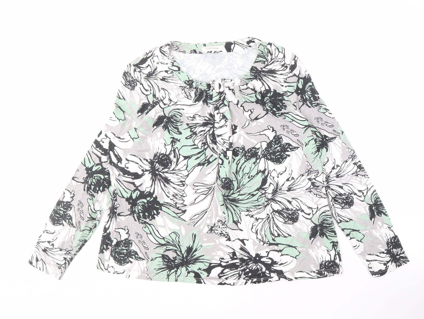 Womens UK Size L Windsmoor Multicoloured Basic Blouse