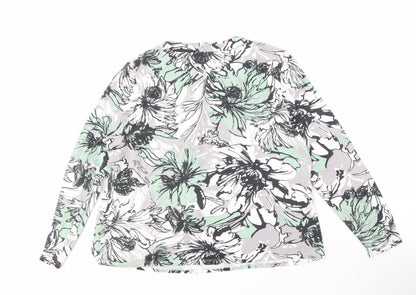 Womens UK Size L Windsmoor Multicoloured Basic Blouse