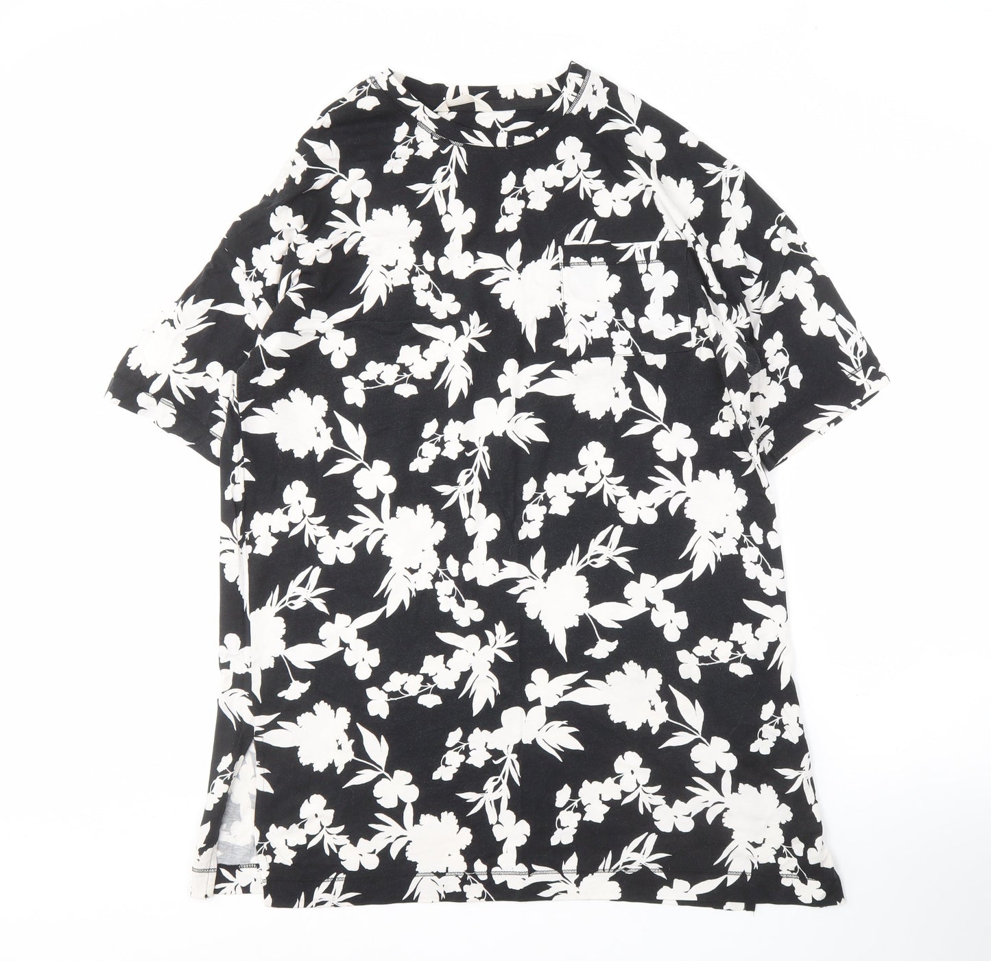 Womens UK Size L Marks and Spencer Black  T-Shirt