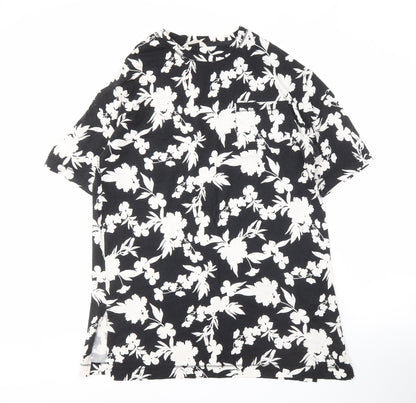 Womens UK Size L Marks and Spencer Black  T-Shirt