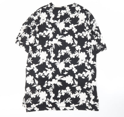 Womens UK Size L Marks and Spencer Black  T-Shirt