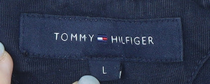 Tommy Hilfiger Men’s Blue Cotton Crew Neck T-Shirt L