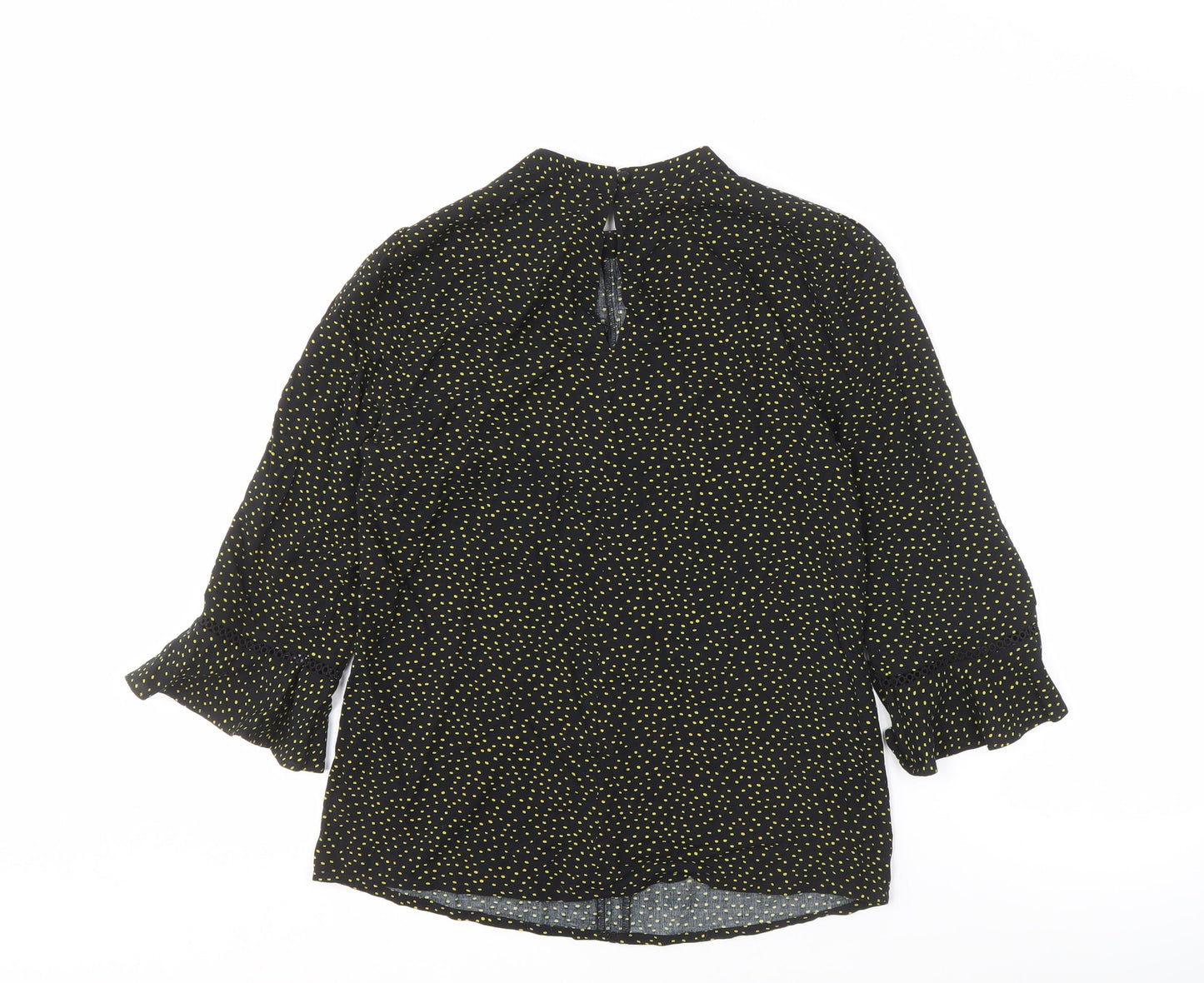 Womens UK Size 8 Oasis Black Basic Blouse