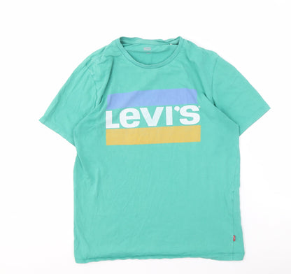 Levi's Men's Green Crew Neck T-Shirt S