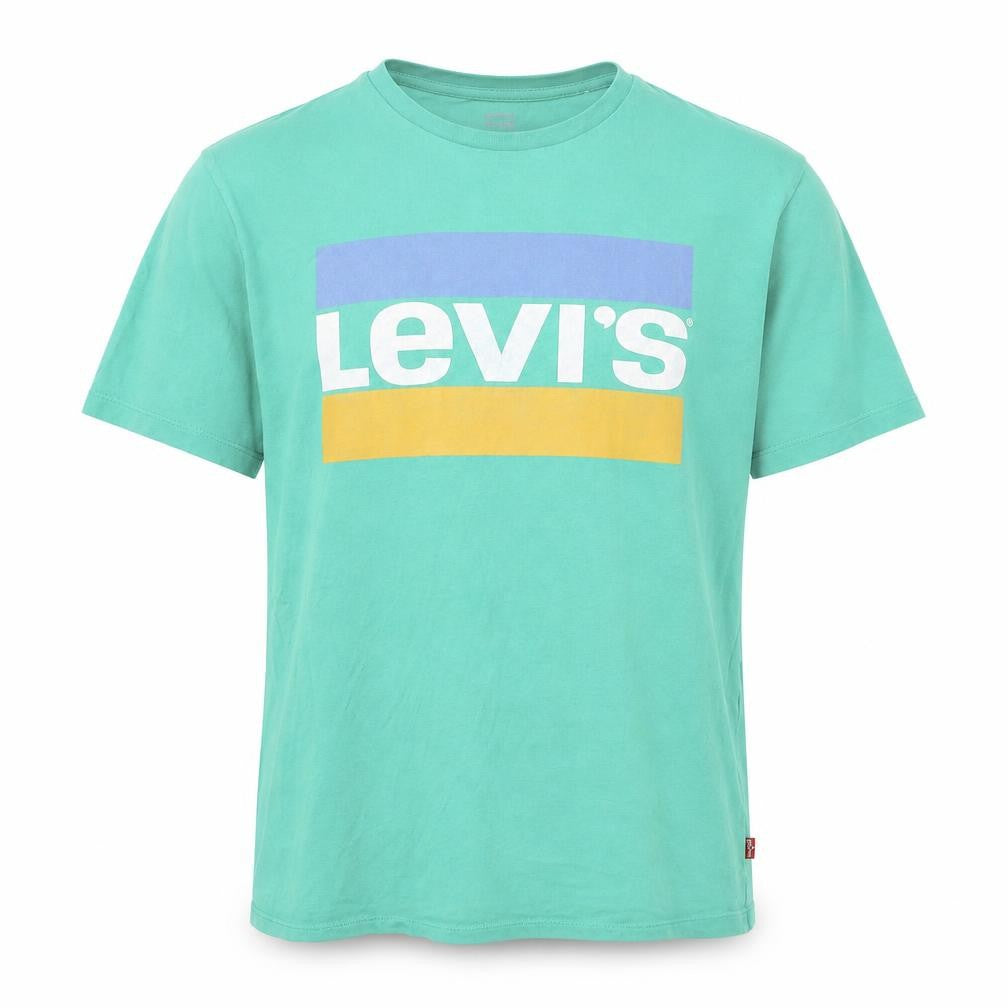 Mens UK Size S Levi's Green  T-Shirt