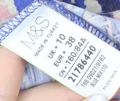 Womens UK Size 10 Marks and Spencer Multicoloured  Blouse