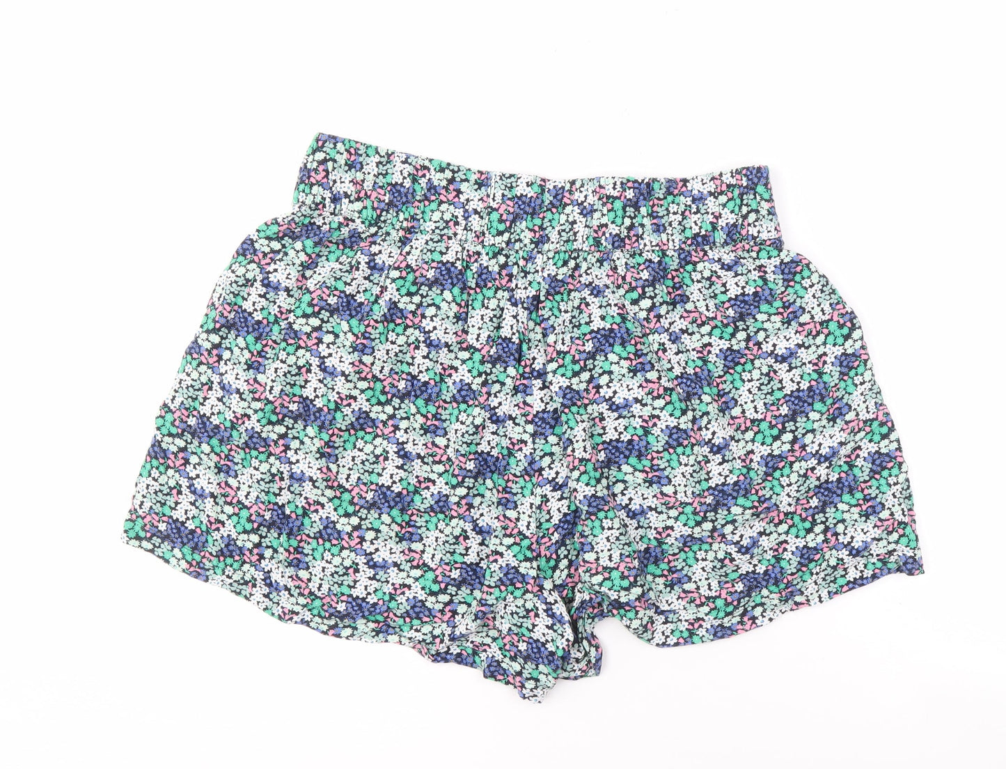 Marks and Spencer Women's Multicoloured Floral Shorts Size 12