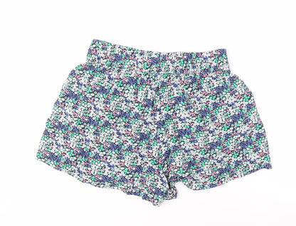 Marks and Spencer Women's Multicoloured Floral Shorts Size 12