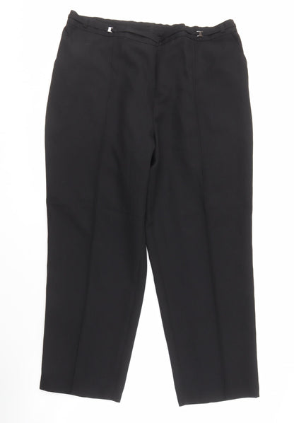 Womens UK Size 18 Marks and Spencer   Black Trousers