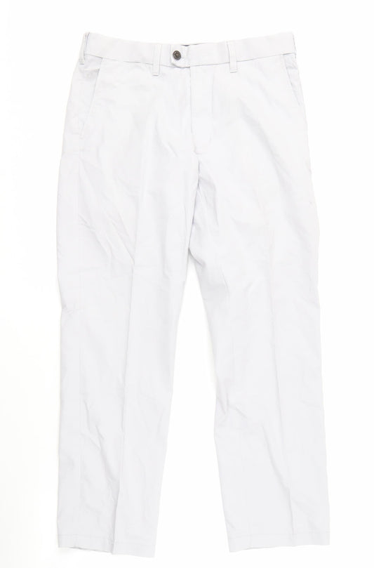 Marks & Spencer Men's Grey Trousers 32W 29L