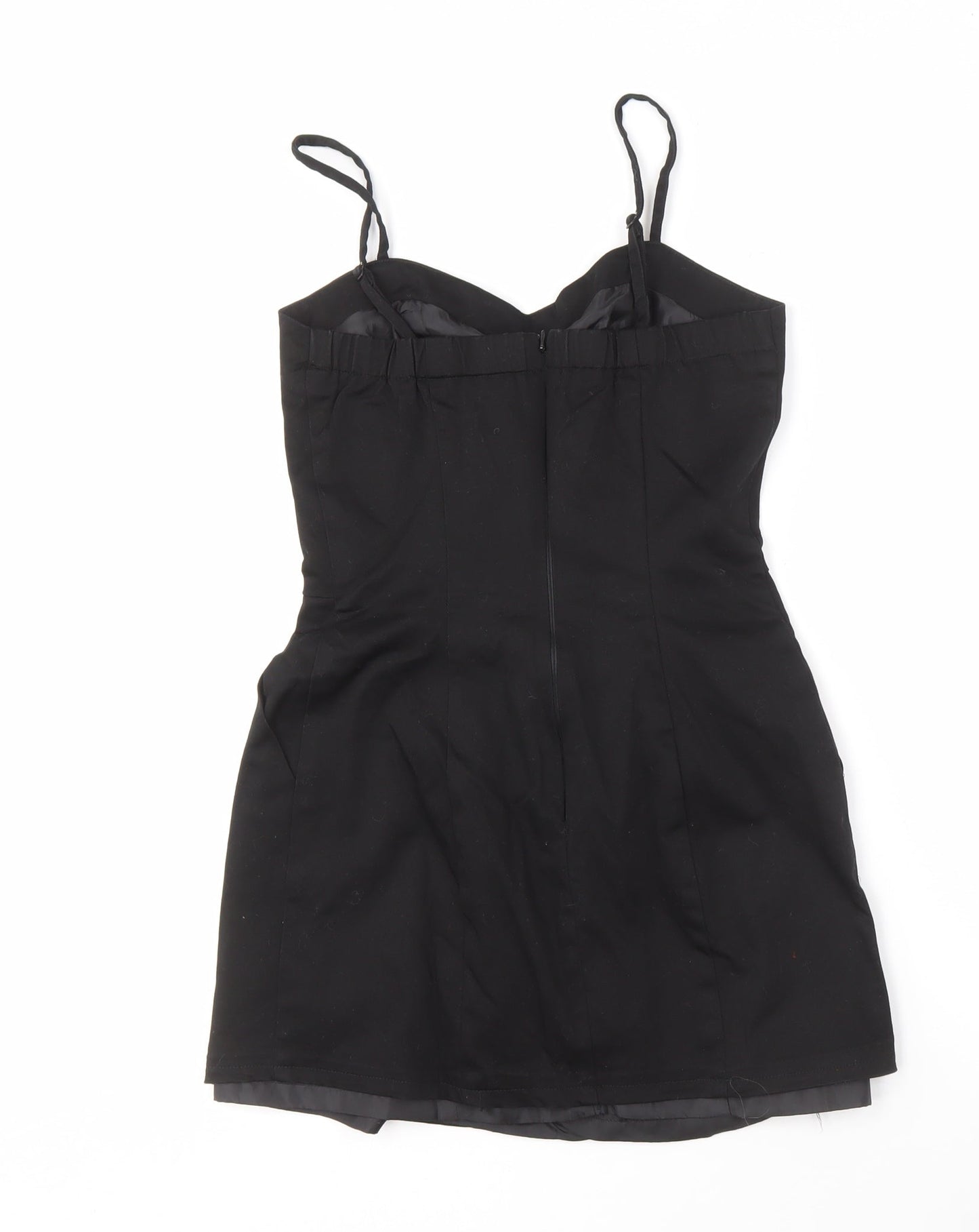 VILA Women's Black Studded Short Dress - Size S