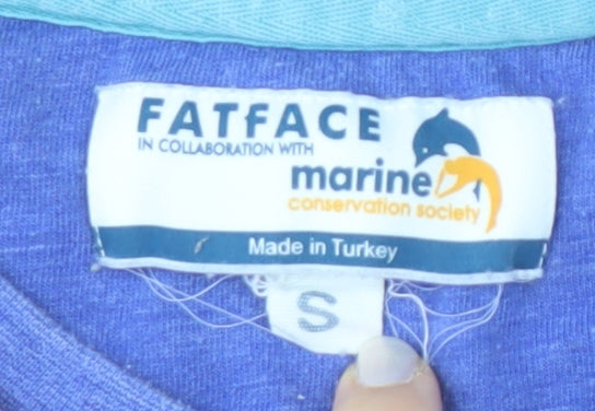 Mens UK Size S FatFace Blue  T-Shirt