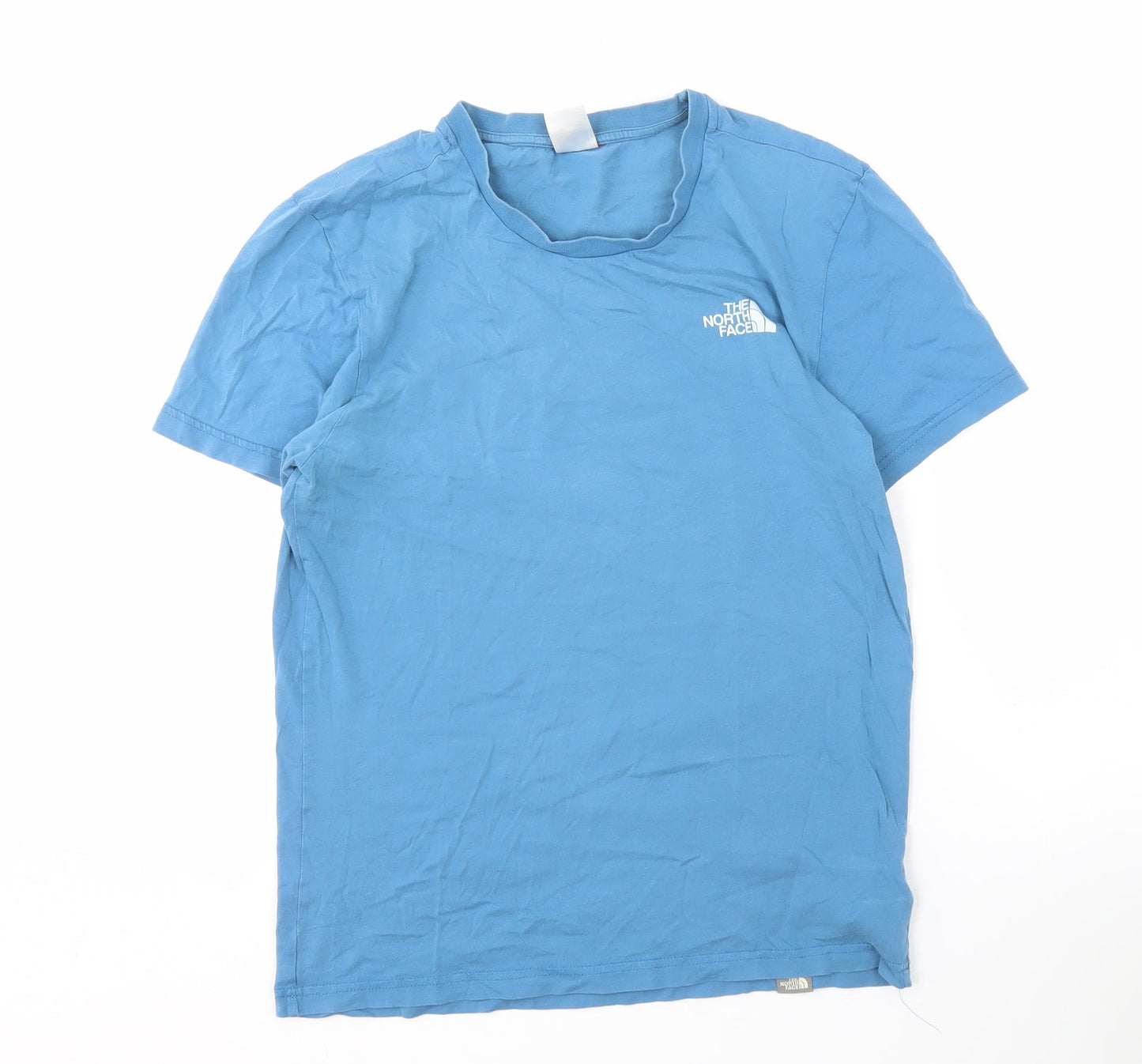 The North Face Men's Blue Cotton T-Shirt, Small