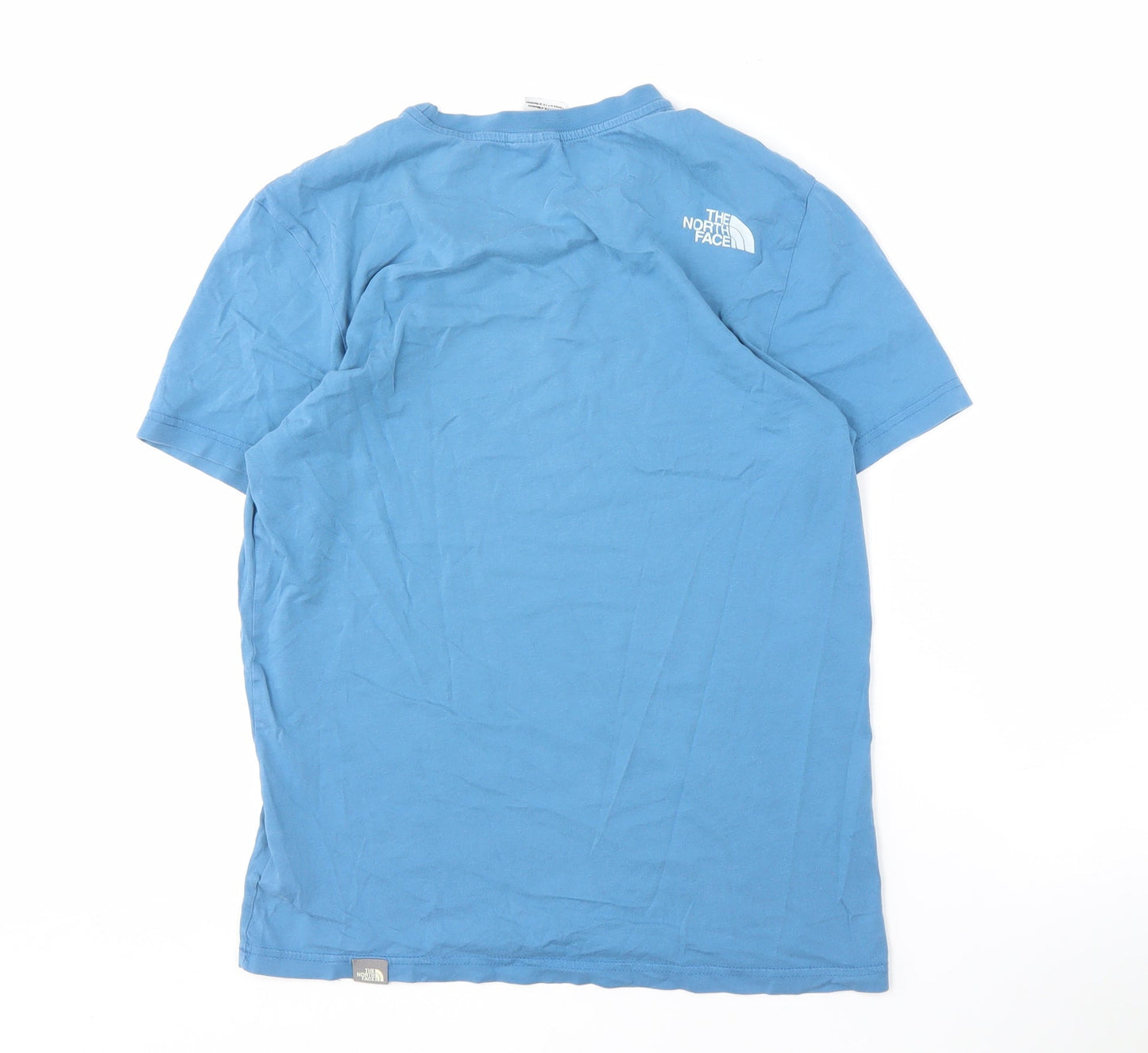 The North Face Men's Blue Cotton T-Shirt, Small
