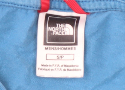 The North Face Men's Blue Cotton T-Shirt, Small