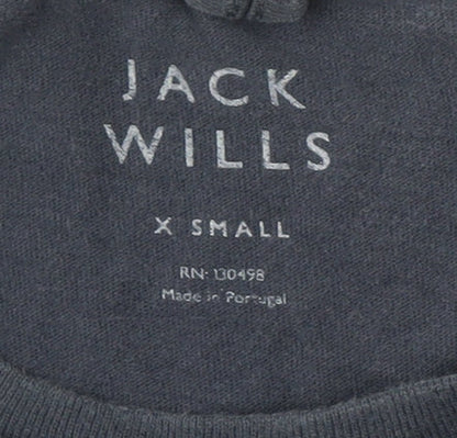 Jack Wills Men's Navy Long Sleeve T-Shirt XS
