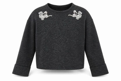Womens UK Size M Zara Grey Pullover Jumper