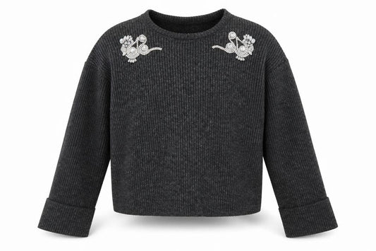 Womens UK Size M Zara Grey Pullover Jumper