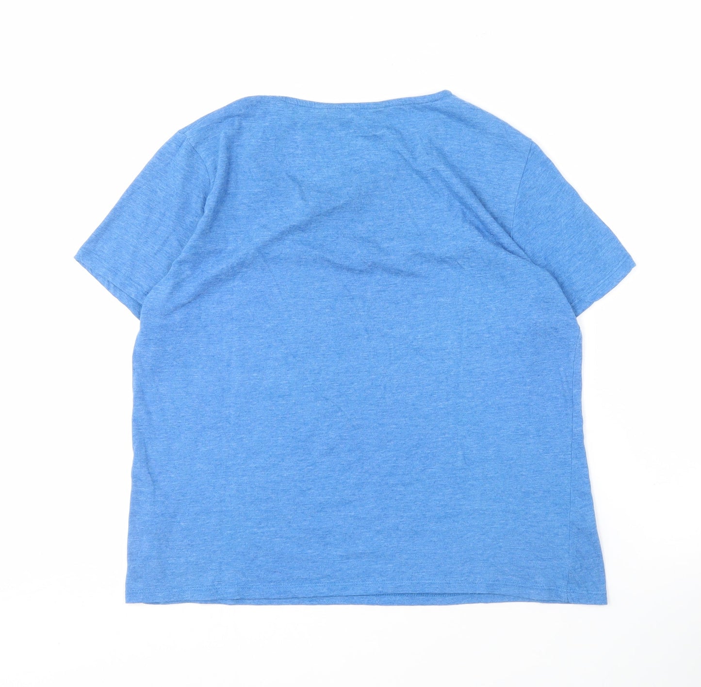 Womens UK Size M Isle Essentials Blue  T-Shirt