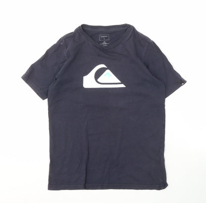 Unisex Adults UK Size 4 Quiksilver Black Basic T-Shirt