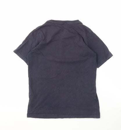 Unisex Adults UK Size 4 Quiksilver Black Basic T-Shirt