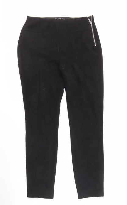 Womens UK Size 12 Miss Selfridge Slim Fit Jegging Black Trousers