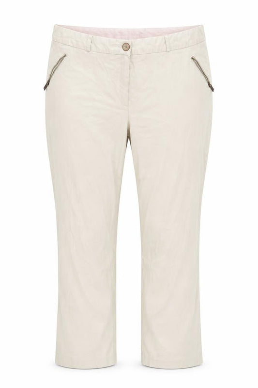 Womens UK Size 18 Laura Ashley Regular Fit Casual Beige Trousers