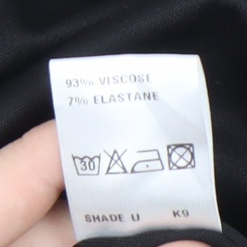 David Nieper Women’s Black Geometric Skirt Size 16