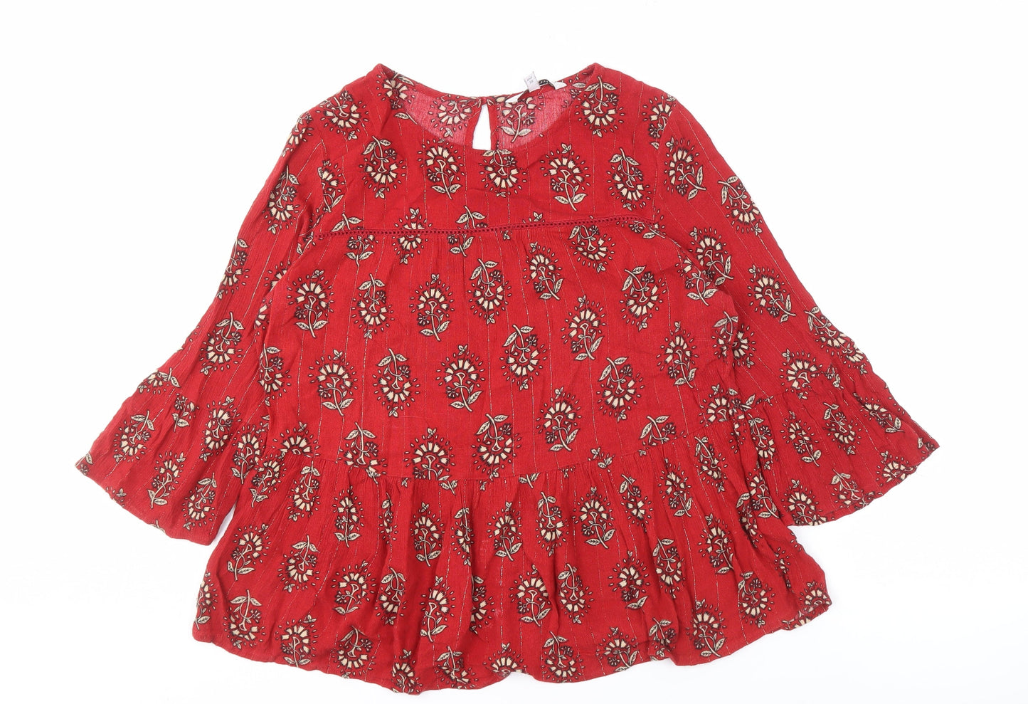 Womens UK Size 10 NEXT Red  Blouse